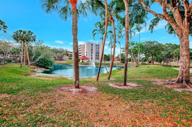 6911 Environ Blvd Unit 3L, Lauderhill, FL 33319 - view of grassy yard with a water view