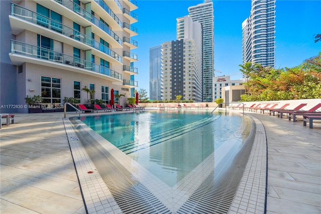view of pool