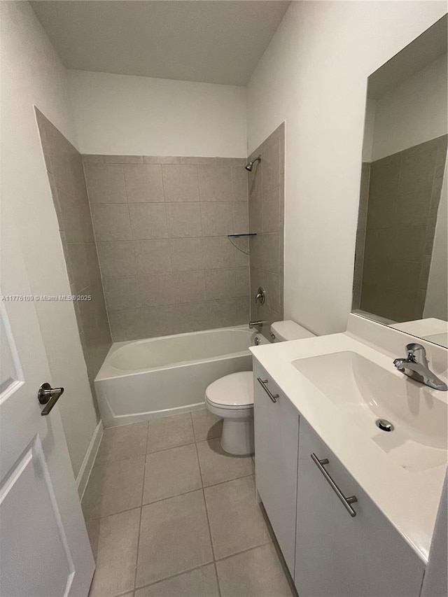 12179 NW 23rd Ct, Miami, FL 33167 - bathroom with tile patterned floors, vanity, and shower / tub combination
