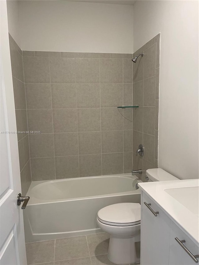 12179 NW 23rd Ct, Miami, FL 33167 - bathroom with vanity, bathtub / shower combination, and tile patterned floors