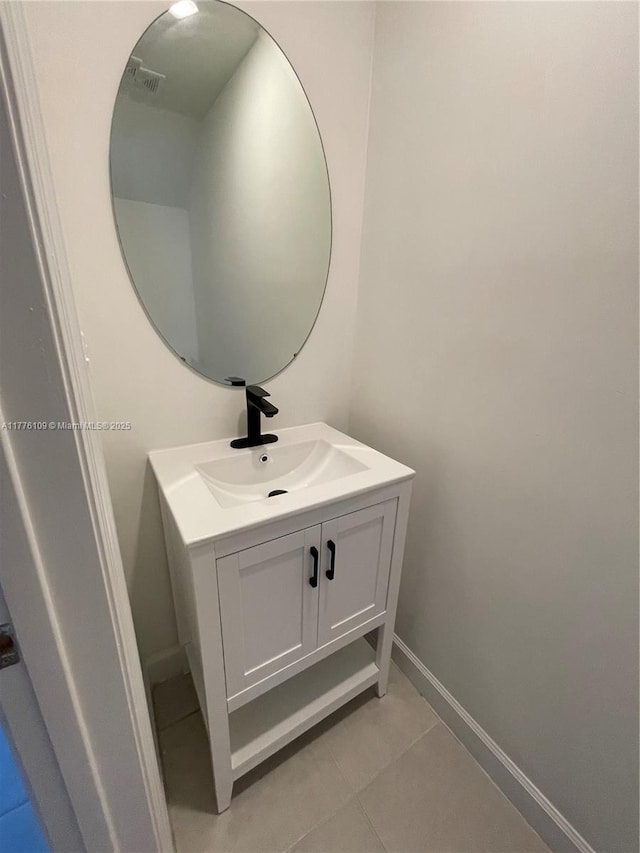 12179 NW 23rd Ct, Miami, FL 33167 - bathroom with vanity and tile patterned floors