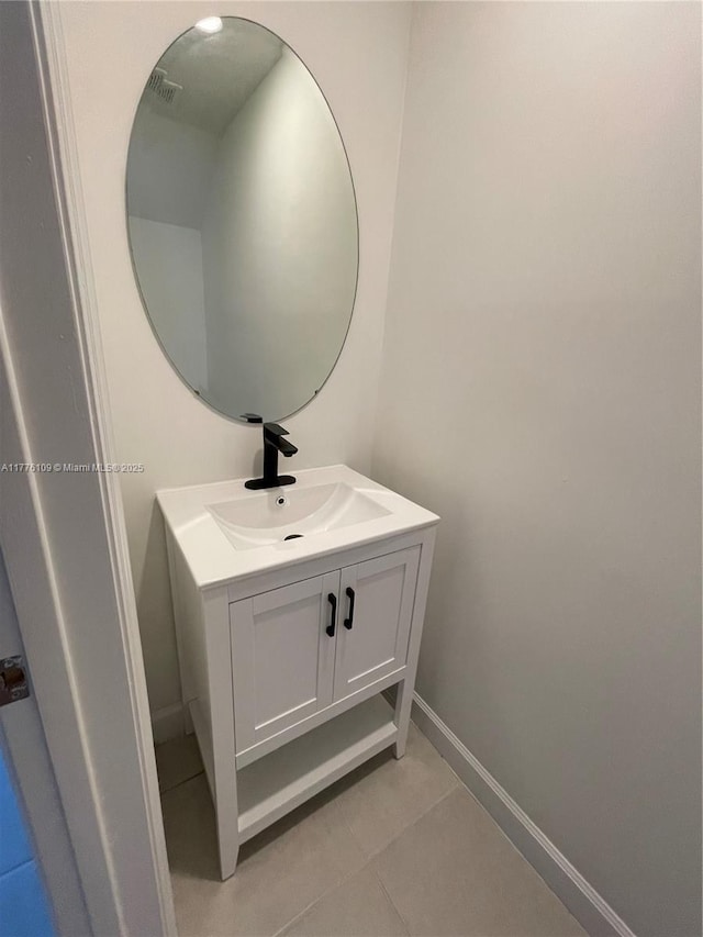 12179 NW 23rd Ct, Miami, FL 33167 - bathroom with vanity and tile patterned floors