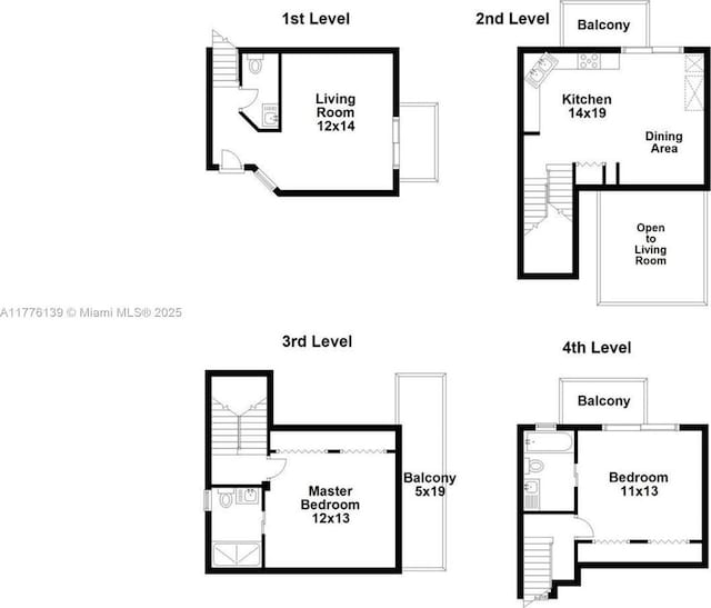 400 Valencia Ave Unit 2, Coral Gables, FL 33134 - room layout