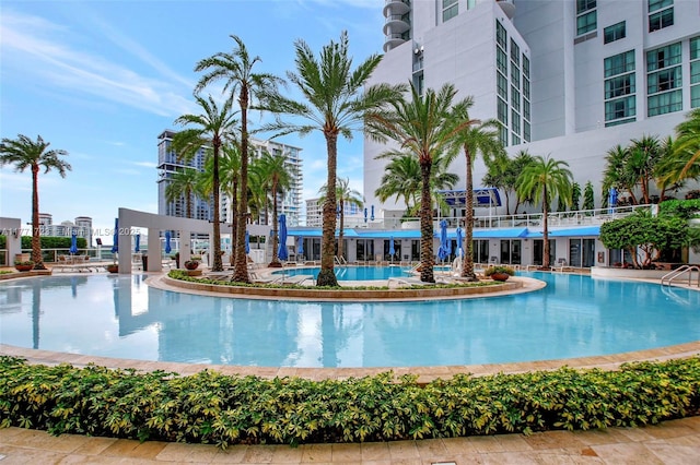 view of community pool
