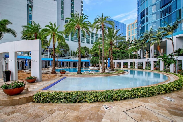 view of pool
