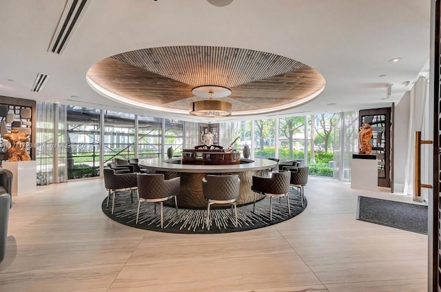 lobby featuring visible vents
