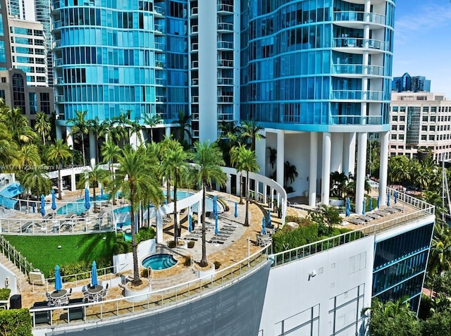 view of home's community with a view of city