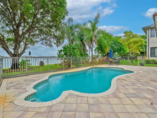 17794 SW 47th St, Miramar, FL 33029 - view of pool with a fenced backyard and a patio
