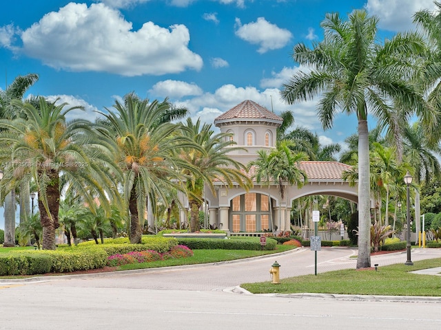 17794 SW 47th St, Miramar, FL 33029 - exterior space featuring stucco siding and a tiled roof
