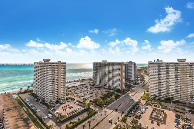 1945 S Ocean Dr Unit 604, Hallandale Beach, FL 33009 - view of urban area with waterfront with a beach