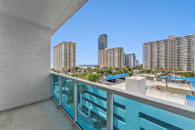 1945 S Ocean Dr Unit 604, Hallandale Beach, FL 33009 - balcony featuring a city view