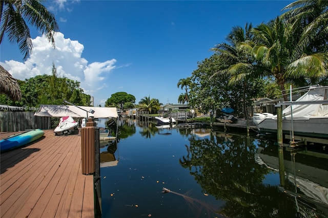 4750 SW 43rd Ave, Dania Beach, FL 33314 - dock area with a water view