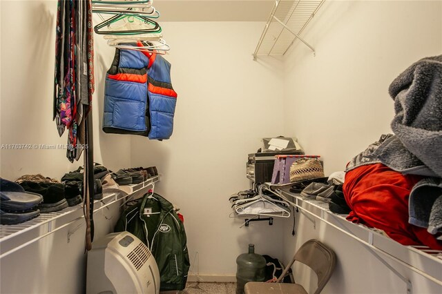4750 SW 43rd Ave, Dania Beach, FL 33314 - spacious closet with carpet floors