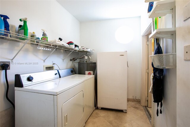 4750 SW 43rd Ave, Dania Beach, FL 33314 - laundry area with separate washer and dryer and electric water heater