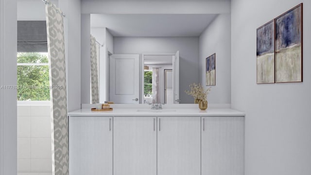 full bath with vanity