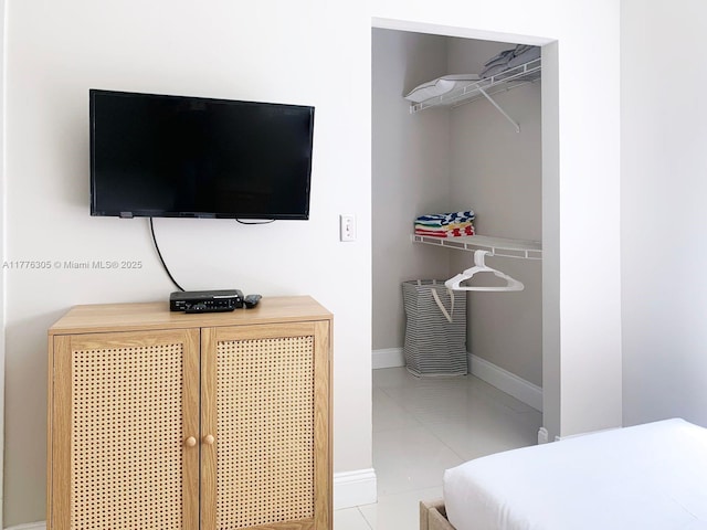 19501 E Country Club Dr Unit 9102, Aventura, FL 33180 - bedroom featuring tile patterned flooring and baseboards