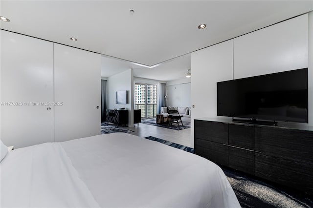 3101 Bayshore Dr Unit 603, Fort Lauderdale, FL 33304 - bedroom with recessed lighting and wood finished floors