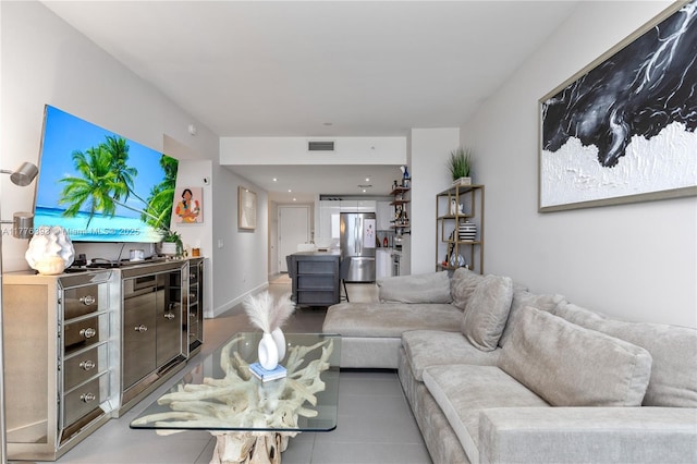 1600 NE 1st Ave Unit 2615, Miami, FL 33132 - living area featuring tile patterned floors