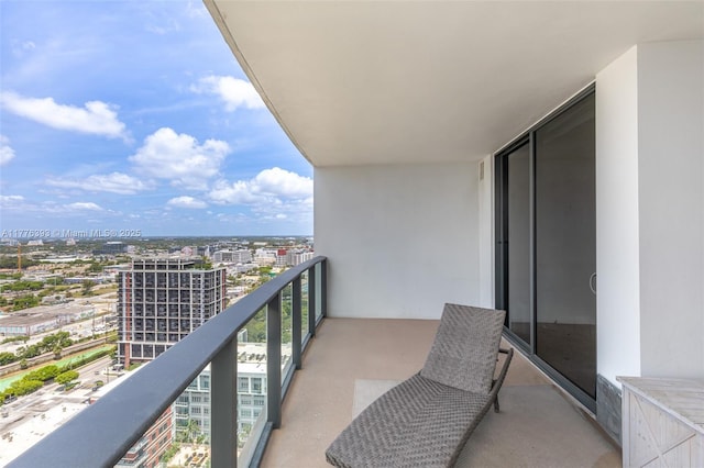 1600 NE 1st Ave Unit 2615, Miami, FL 33132 - balcony featuring a view of city