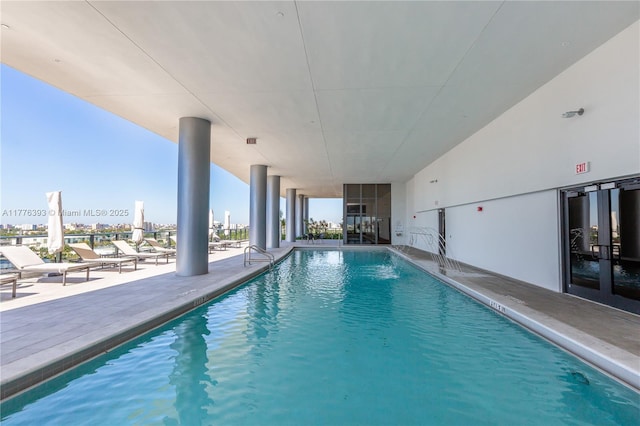 1600 NE 1st Ave Unit 2615, Miami, FL 33132 - indoor pool with a patio area