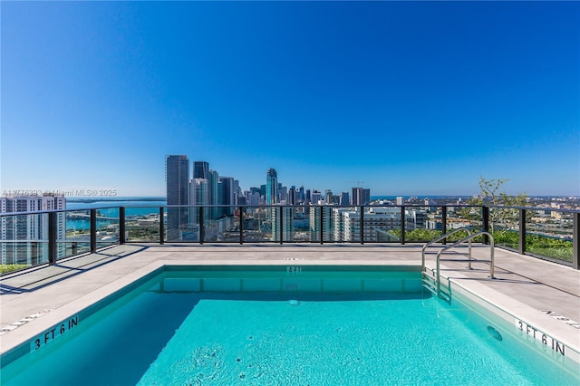 1600 NE 1st Ave Unit 2615, Miami, FL 33132 - community pool with a view of skyline