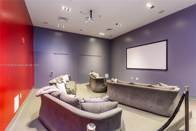1600 NE 1st Ave Unit 2615, Miami, FL 33132 - home theater with carpet and baseboards