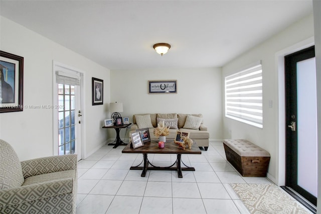 9215 SW 44th St, Miami, FL 33165 - living room featuring light tile patterned floors