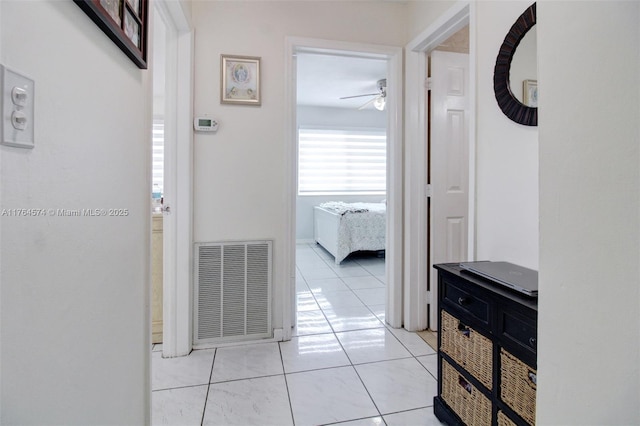 9215 SW 44th St, Miami, FL 33165 - hall with light tile patterned floors and visible vents