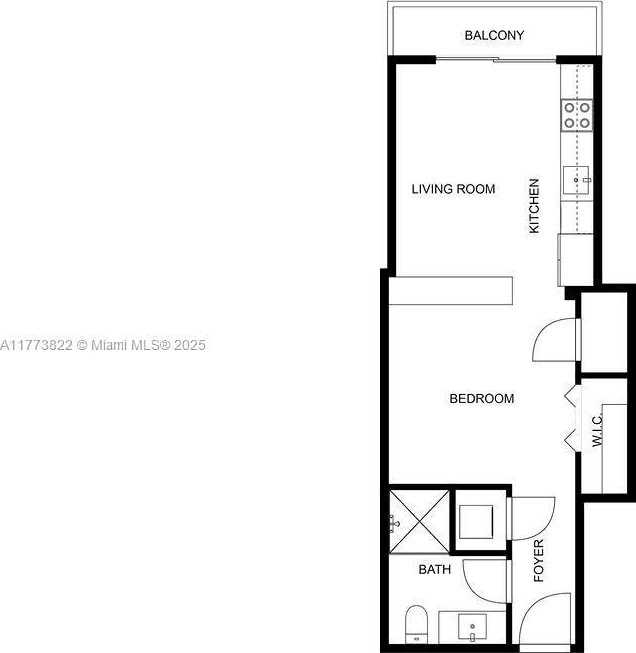 398 NE 5th St Unit 1408, Miami, FL 33132 - plan