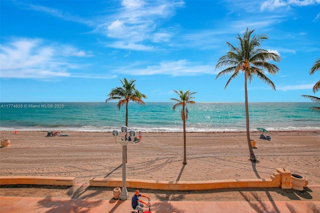 3111 N Ocean Dr Unit 308, Hollywood, FL 33019 - view of water feature with a view of the beach