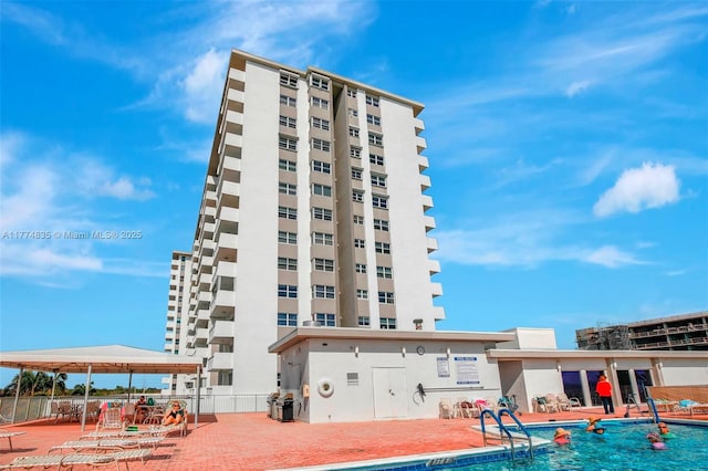 3111 N Ocean Dr Unit 308, Hollywood, FL 33019 - pool featuring fence and a patio area