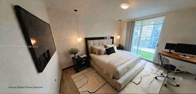 1250 S Miami Ave Unit 1206, Miami, FL 33130 - bedroom featuring access to exterior and an office area