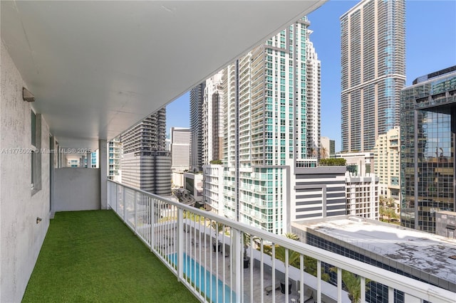 1250 S Miami Ave Unit 1206, Miami, FL 33130 - balcony with a view of city