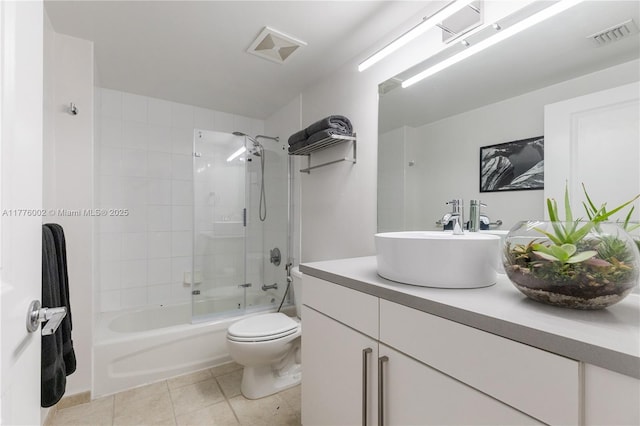 1250 S Miami Ave Unit 1206, Miami, FL 33130 - bathroom with vanity, tub / shower combination, and tile patterned floors