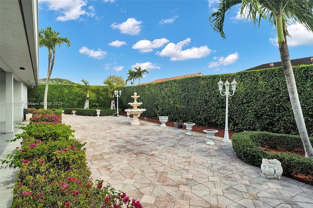 11472 SW 28th Ter, Miami, FL 33165 - view of patio / terrace with a fenced backyard