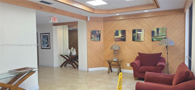 interior space with visible vents