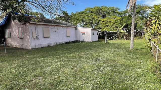 exterior space with fence