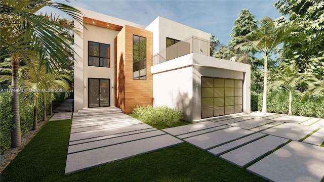 5912 SW 33rd St, Miami, FL 33155 - rear view of property featuring stucco siding and fence