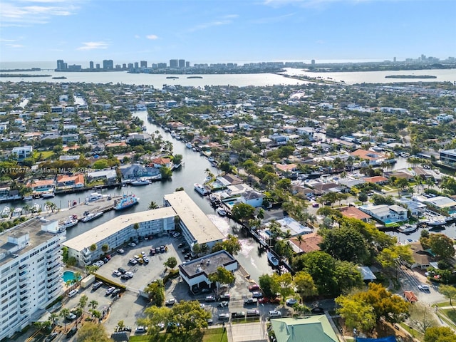 13131 Ixora Ct Unit A-1 A-2 A-3, North Miami, FL 33181 - aerial view featuring a water view and a view of city