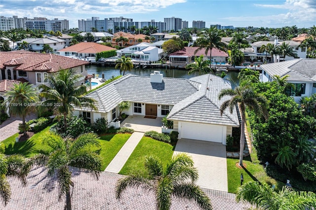 872 NE 79, Boca Raton, FL 33487 - aerial view of residential area featuring a large body of water