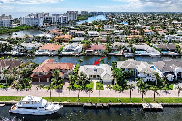 872 NE 79, Boca Raton, FL 33487 - aerial perspective of suburban area with a nearby body of water