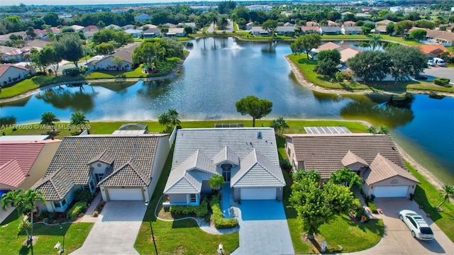 3881 Hidden Cypress Way, Lake Worth, FL 33467 - aerial perspective of suburban area featuring a large body of water