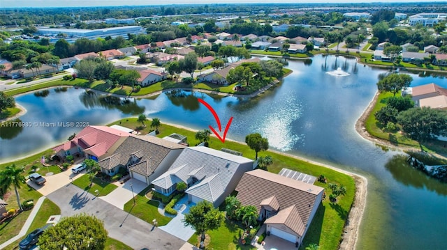 3881 Hidden Cypress Way, Lake Worth, FL 33467 - aerial perspective of suburban area with a nearby body of water