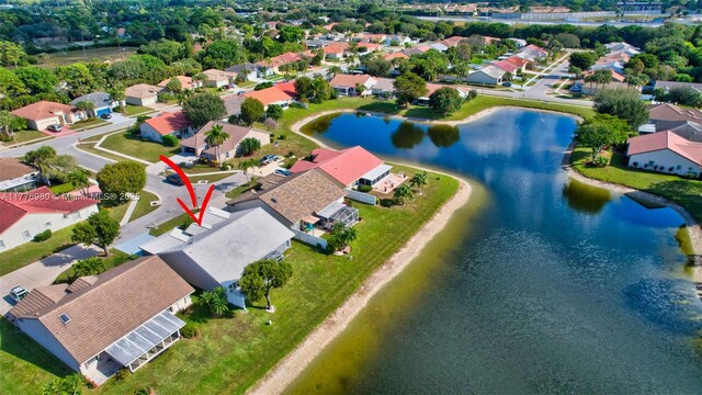 3881 Hidden Cypress Way, Lake Worth, FL 33467 - aerial view of residential area featuring a nearby body of water