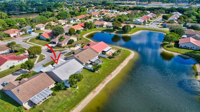 3881 Hidden Cypress Way, Lake Worth, FL 33467 - aerial view of residential area featuring a large body of water