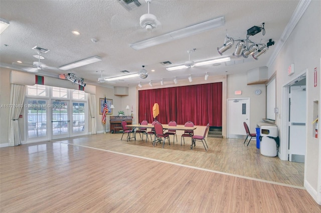 3881 Hidden Cypress Way, Lake Worth, FL 33467 - common area with a textured ceiling and ornamental molding