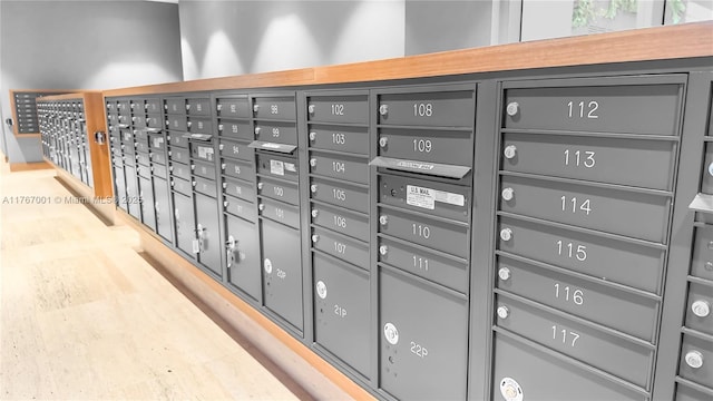 view of community featuring mail area