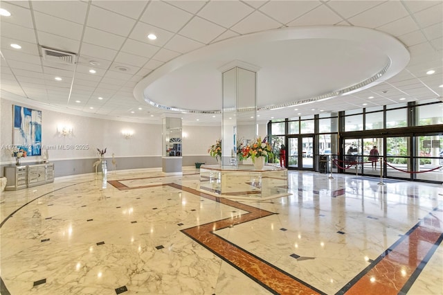 common area featuring visible vents