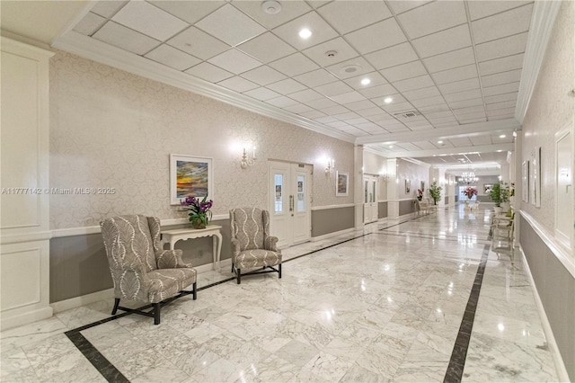 lobby featuring visible vents