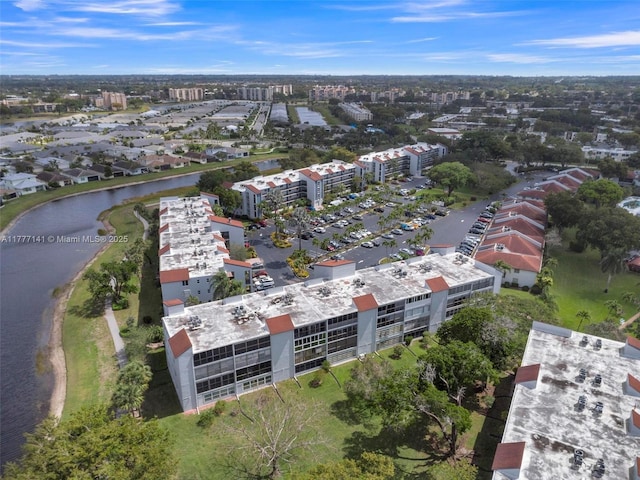 14773 Cumberland Dr Unit 208, Delray Beach, FL 33446 - drone / aerial view of a nearby body of water and apartment complex